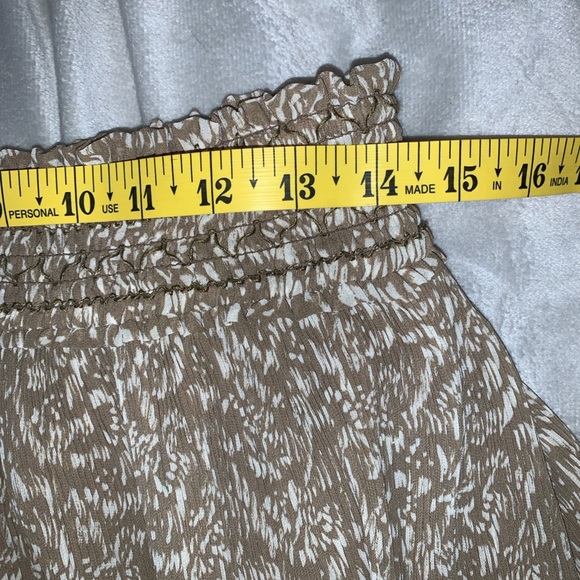 Good hart Matilda Jane midi skirt floral light brown and cream broomstick midi L - Picture 4 of 4